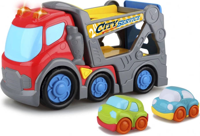 Kiddy autómentő fény- és hangeffektekkel, 31 cm + 2 autó 9 cm