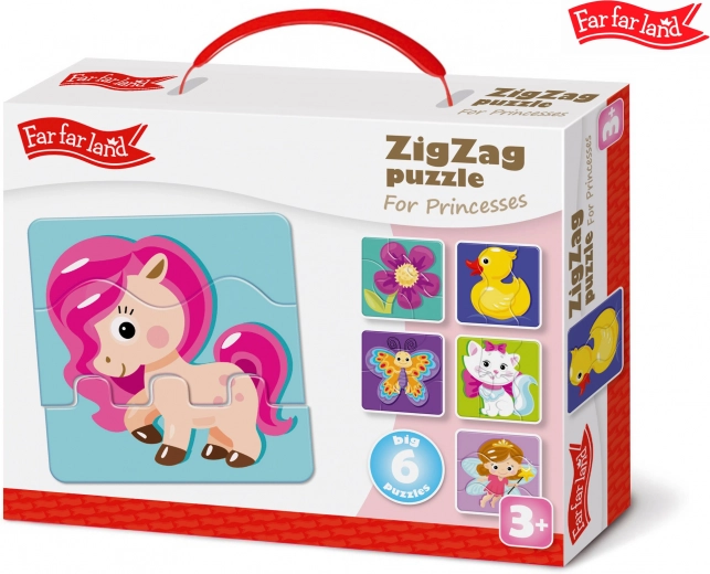 Puzzle ZigZag kis Hercegnőknek Far Far Land