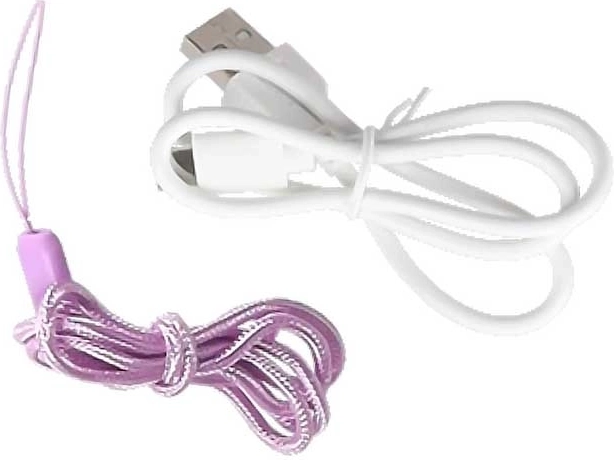 A csomagban USB‑C kábel és nyakpánt