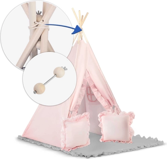 Stabil fa szerkezet stabilizátorral