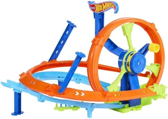 Hot Wheels verseny turbó hurok – kaszkadőr készlet erősítővel