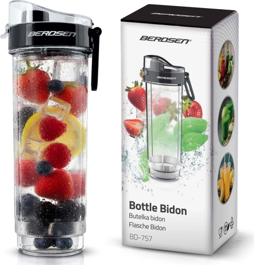 Sportkulacs szívókás itatóval 570 ml BERDSEN