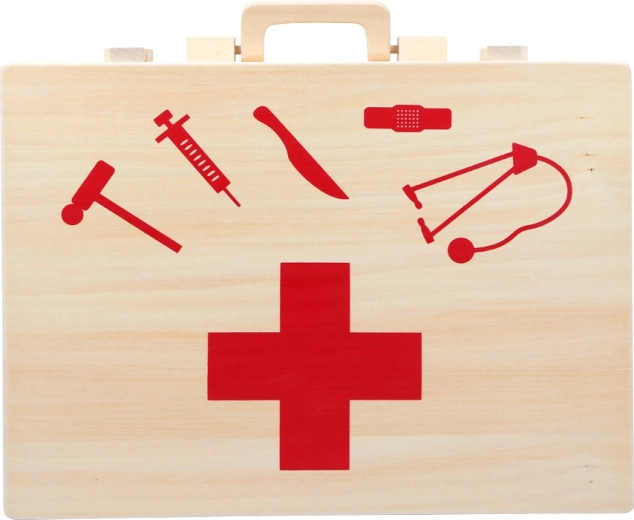 Stílusos fa orvosi táska utazáshoz