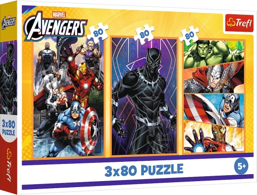 Puzzle 3x80 Akciós Napok - Disney Marvel Avengers