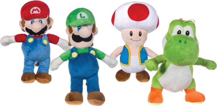 Nintendo Super Mario mix plüssfigura 40–46 cm - 1 db