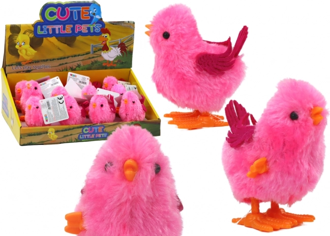 Ugráló játék csirke rózsaszín