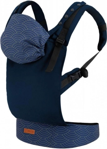 ergonomikus hordozó MoMi Collet kék
