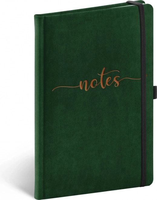 Notique vonalas jegyzetfüzet bársonyborítóval 13 × 21 cm