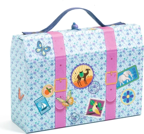 Könnyű bőrönd masszív fogantyúval