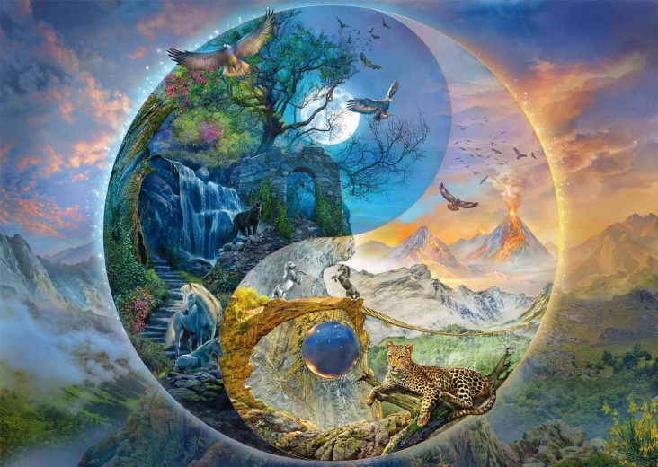 Hegyi világ puzzle 1000 darabbal SCHMIDT