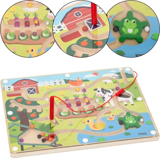 Viga mágneses labirint – Egy nap a farmon