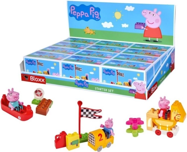 Peppa Malac Építőkészlet Indító Készlet figurával