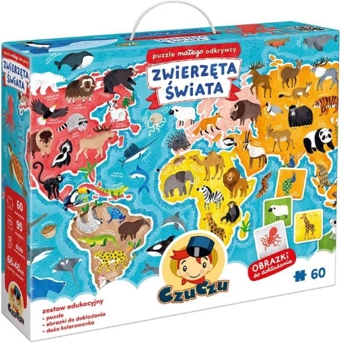 CzuCzu kis felfedező puzzle: a világ állatai