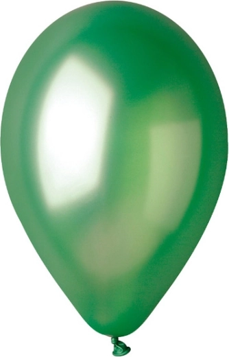 Metál léggömbök 25 cm – zöld