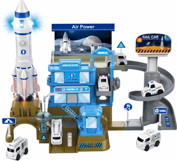 Többszintű parkoló- és közlekedőrendszer