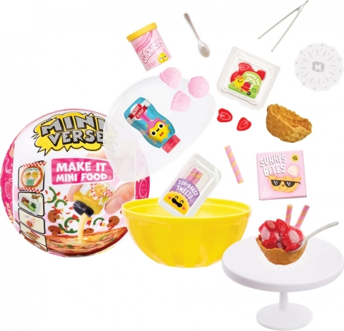 MGA Mini Verse Make It Mini Food: Diner – gyűjtői gömb Series 2