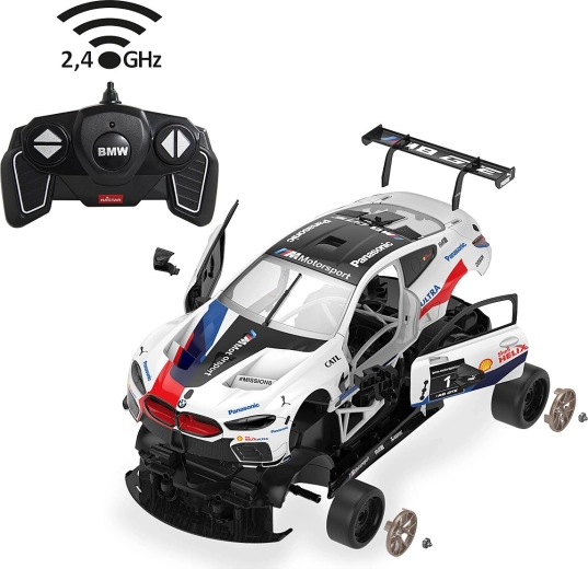 Jamara BMW M8 GTE RC építőkészlet 1:18 2,4 GHz fehér