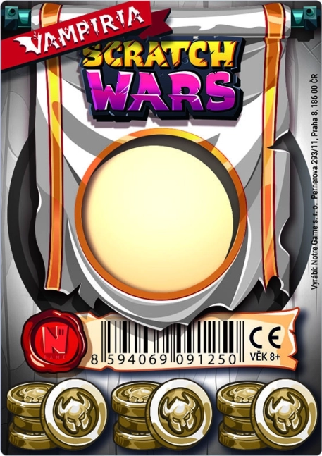 Scratch Wars – Vampiria fegyverkártya (lekaparható)