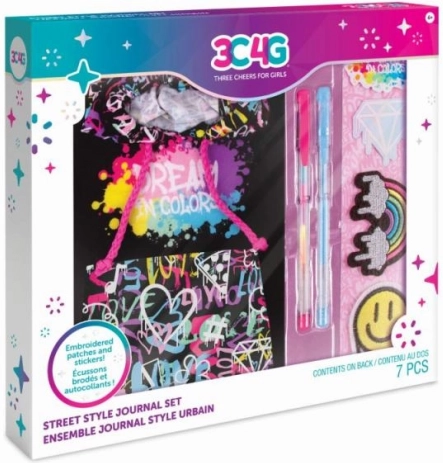 Graffiti mintás kapucnis notesz