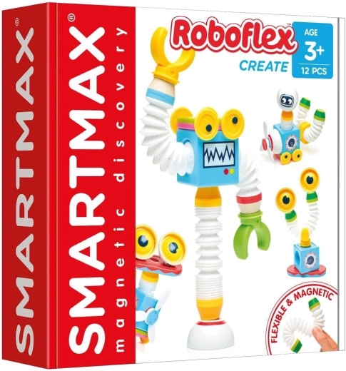 Mágneses építőkészlet SmartMax Roboflex gyerekeknek