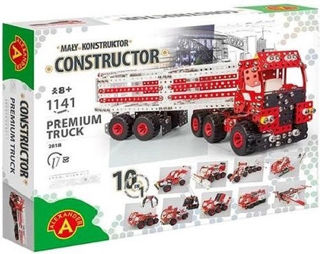 Kis konstruktőr Pro-Premium Truck – 10 az 1-ben építőkészlet