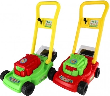 Műanyag gyerek fűnyíró 60 cm, 2 színben