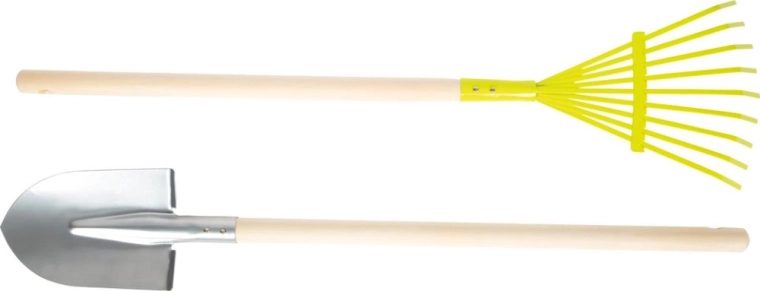 Praktikus eszközök fa nyéllel