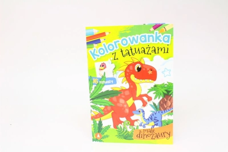 DINOtattoo színezők és lemosható tetoválások – kis dinoszauruszok
