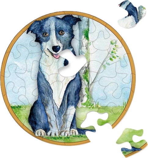 Kerek CURIOSI Picoli puzzle – kutya, 33 darab