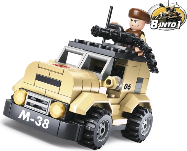 Sluban Army járőrkocsi 8 az 1-ben