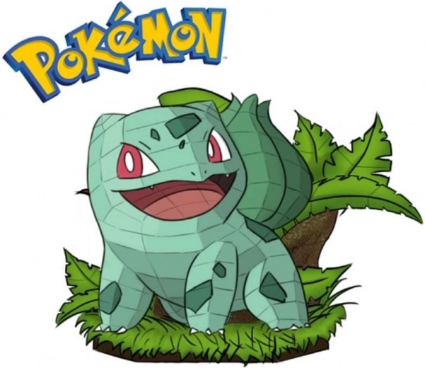 3D puzzle Pokémon Bulbasaur a 4D Puzzle-től