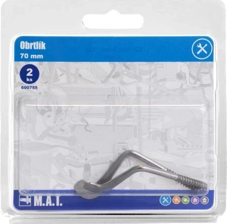 Forgókapocs 70 mm fényes (2 db)