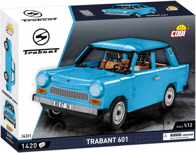 Legendás Trabant 601 S modell 1:12 méretarányban