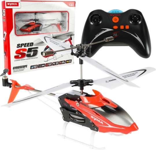 SYMA S5 3CH távirányítós helikopter – Piros