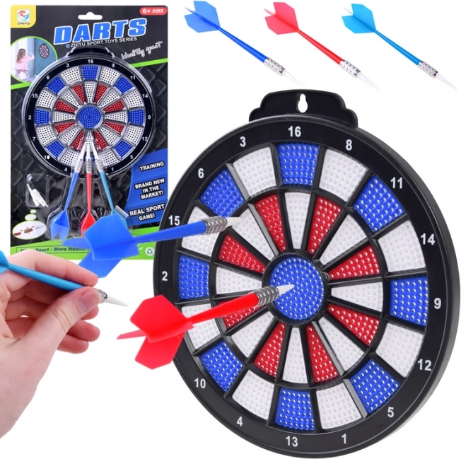 Műanyag dart tábla 3 nyíllal