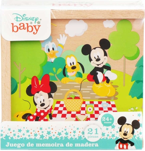Disney Mickey Mouse fa dominó dobozban (21 darab)