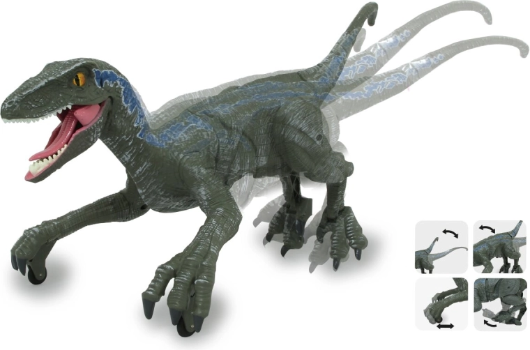 A velociraptor élethű mozgása