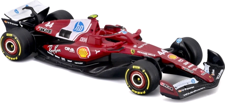 Hiteles Ferrari SF-25 (2025) együléses 1:64 méretarányban