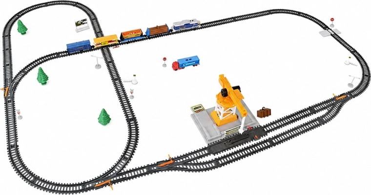 Több mint 670 cm pálya, váltók és gazdag díszlet