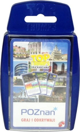 Top Trumps Poznań – oktató kártyajáték a látnivalókról