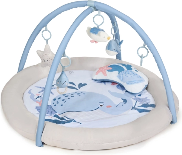 Kinderkraft Cozyplay Nordic Breeze játszószőnyeg játékhíddal