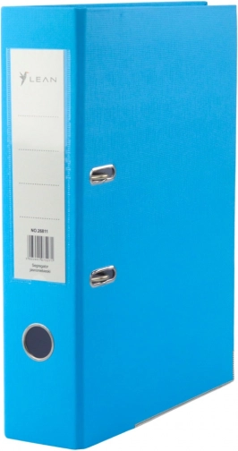 A4-es dokumentum rendszerező, 80mm kék karos mechanizmussal