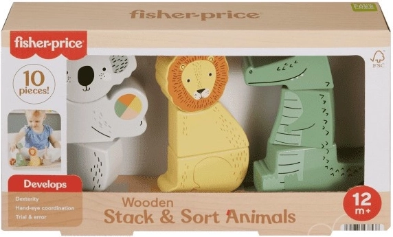 Fisher-Price fa állatkák – kirakó és válogató