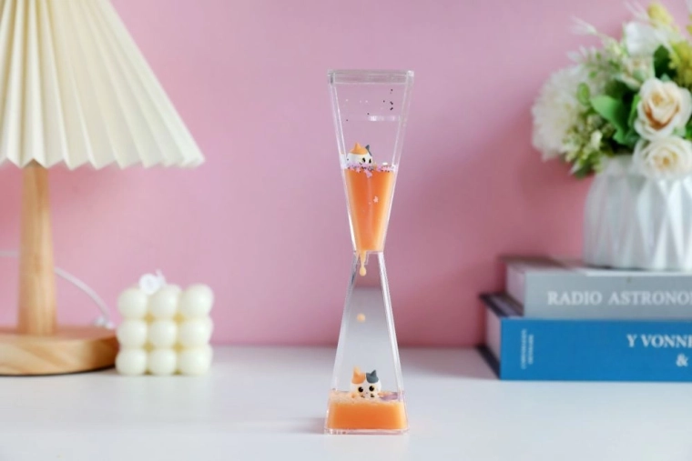 Aranyos 3D motívum: narancssárga cica