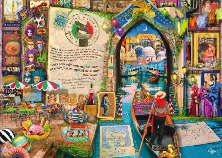 Schmidt Velencei emlékek puzzle, 1000 darab