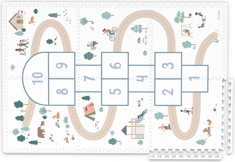 Hopscotch dizájn és kétoldalas kivitel