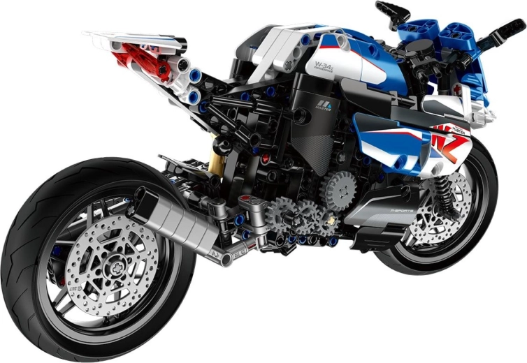 Részletes sportmotor mechanikus megjelenéssel