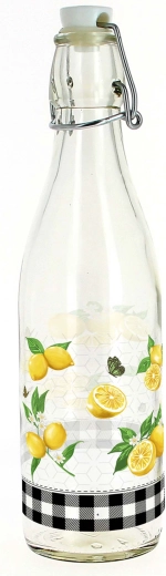 Patentzáras üvegpalack 540 ml citrom