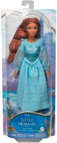 Disney A kis hableány Ariel divatbaba a szárazföldön, jellegzetes kék ruhában – Ariel