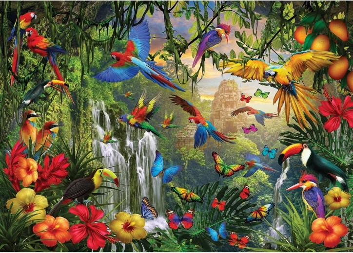 Eurographics puzzle trópusi madárparadicsom XL